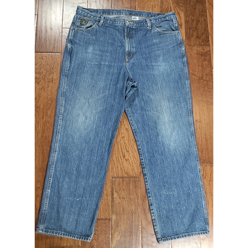 Cinch Men's Blue Loose Fit Olive Label Medium Wash Denim Jeans Sz 42x30